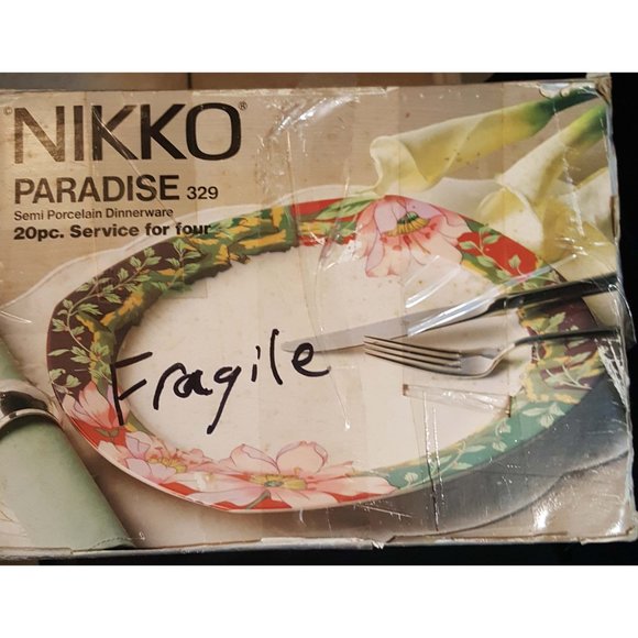 Nikko Paradise 20pc service set for four - Picture 5 of 9